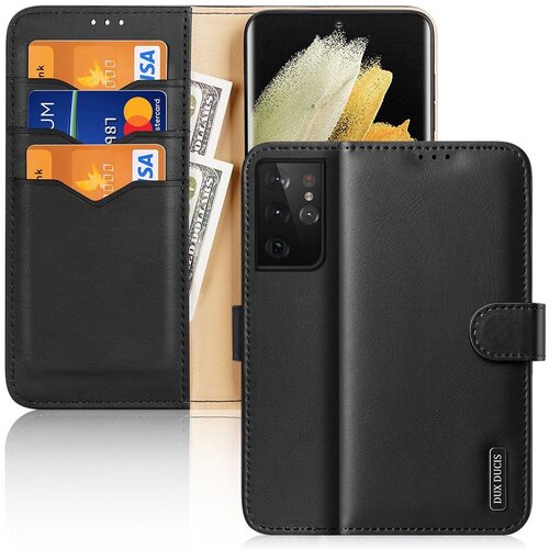 Dux ducis Hivo preklopna futrola od prave kože za Samsung Galaxy S21 Ultra 5G Slike
