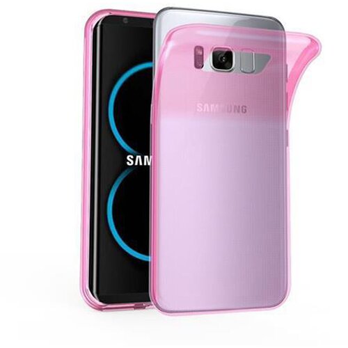 Cadorabo Case, združljiv s Samsungom v prozornem roza - za&amp;scaron;čitni pokrov iz fleksibilnega silikona TPU, (20586857) Slike