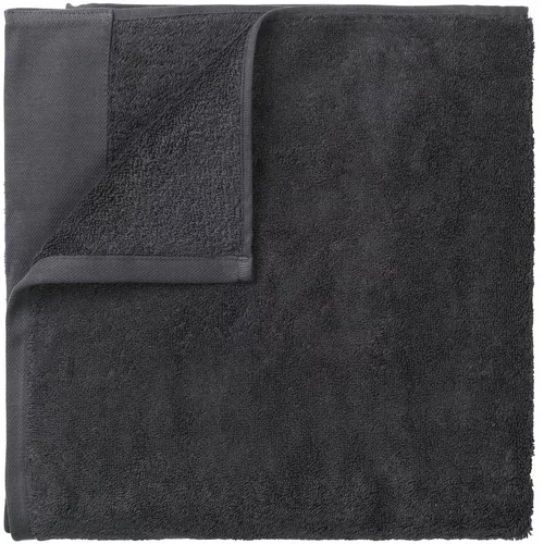 Blomus Temno siva bombažna kopalna brisača, 70 x 140 cm