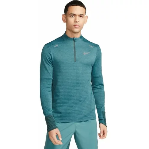 Nike TF RPL ELMNT HZ Muška majica za trčanje, tamno zelena, veličina