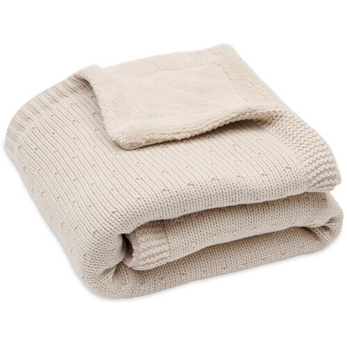 Jollein pletena odejica sprinkle knit sand/fluffy Cene