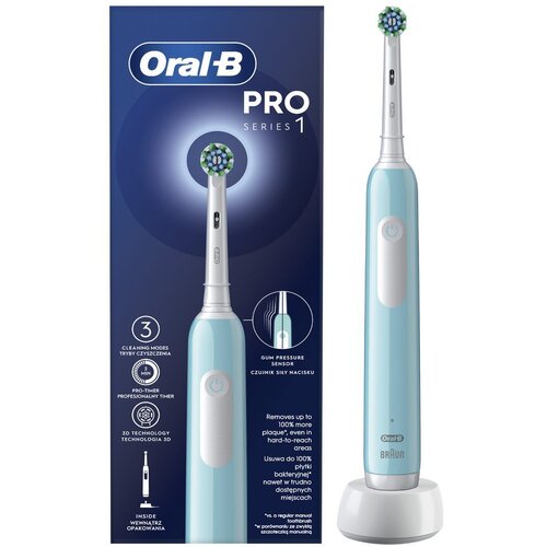 Oral-b električna četkica PRO 1 CARIBBEAN BLUE CROS ACTION Cijene