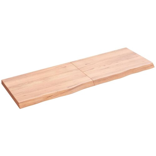 vidaXL Zidna polica svjetlosmeđa 120x40x4 cm od obrađene hrastovine Cijene
