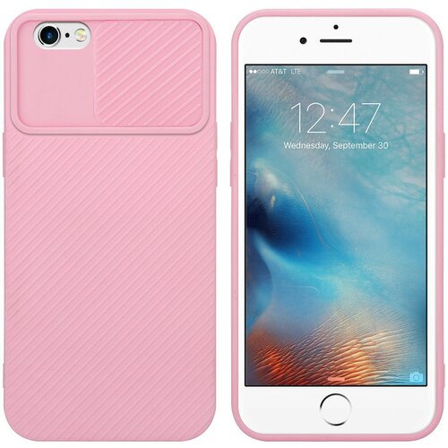 Cadorabo Ohi&amp;scaron;je, združljiv z Apple v Bonbon Pink - Za&amp;scaron;čitni pokrov iz fleksibilnega silikona TPU in z za&amp;scaron;čito pred kamero, (20603028) Slike