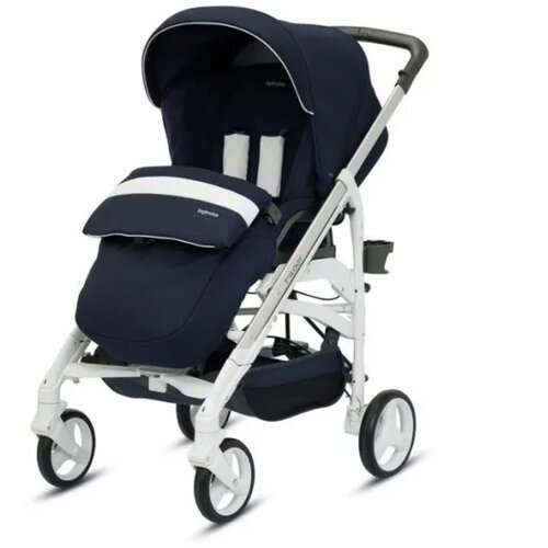 Inglesina kolica za bebe Trilogy, sa jednom ručkom, beli ram marina Slike