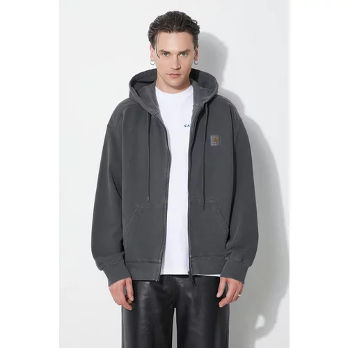 Carhartt WIP Hooded Nelson Jacket UNISEX Charcoal Garment Dyed