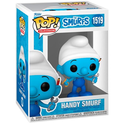 Funko bobble figure television - the smurfs pop! - handy smurf Cene