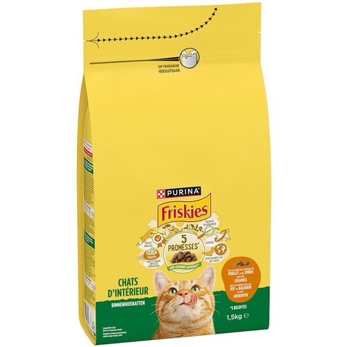 Purina Friskies Indoor Cat s piletinom, puretinom i povrćem &ndash; 1,5 kg Cijene
