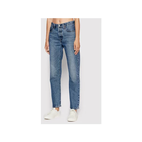 Levi's Jeans hlače 501® Crop 36200-0236 Modra Cropped Fit