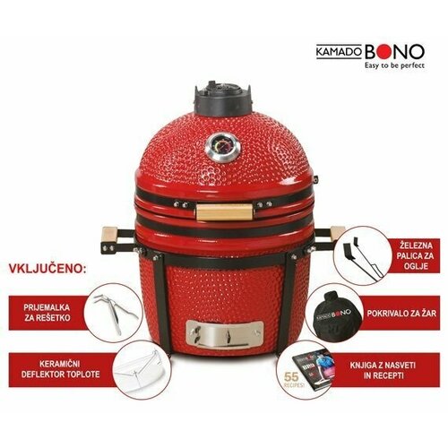 Kamado BONO minimo red Cene