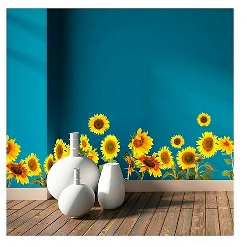 Dekorativna naljepnica Sunflowers (200 x 30 cm) Cijene