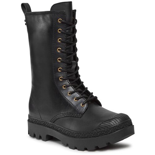 Coach Škornji Tasha Leather Boot CN100 Black BLK Cene