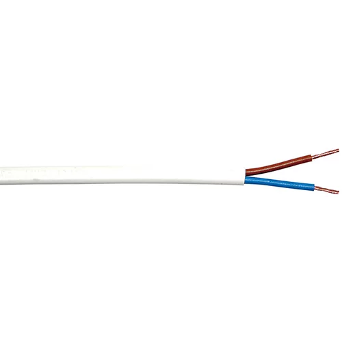  Izolirani kabel (H03VVH2-F2x0,75, 10 m, Bijele boje)