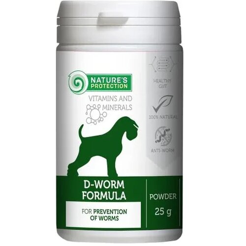 Nature&amp;#039;s Protection D-worm suplement za pse, podr&amp;scaron;ka protiv parazita Slike