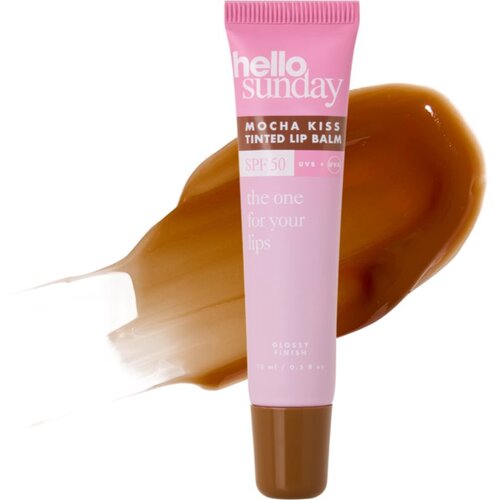 Hello sunday the one for your lips tinted lip balm tonirani balzam za ustnice SPF 50 odtenek Mocha Kiss 15 ml Slike
