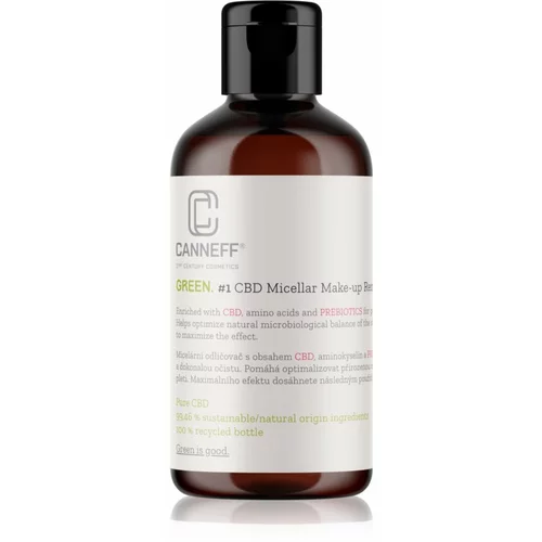 Canneff Green CBD Micellar Make-up Remover micelarna voda za čišćenje i skidanje make-upa 200 ml