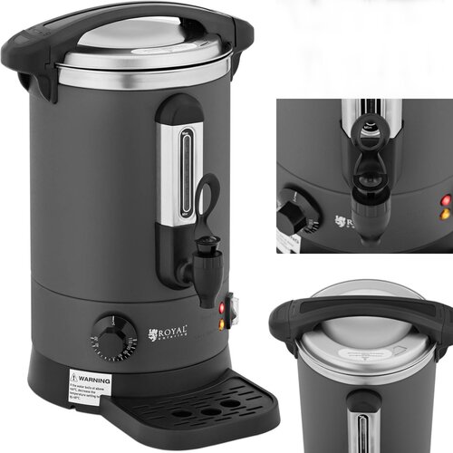 Royal Catering Bojler z dvojnimi stenami in odcejalnikom 6,1 L 1500 W siv, (21618128) Cene
