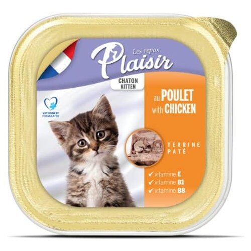 Plaisir pašteta za mačiće-piletina 3,2 kg Slike