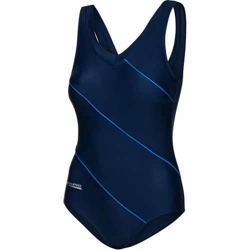 AQUA SPEED Woman's Swimsuits Sophie Navy Blue Pattern 49