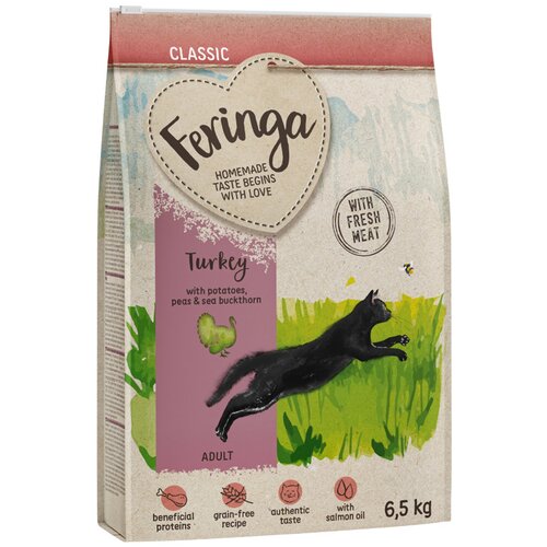  5 &euro; popusta! Feringa suha mačja hrana 6,5 kg - Adult Classic puran Cijene
