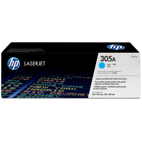 HP Toner CE411A, HP305A, cyan Slike
