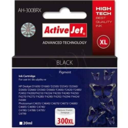Activejet črno črnilo HP CC641 300XL AH-300BRX Cene