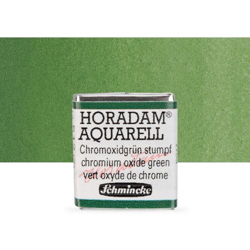  Akvarel boje Schmincke Horadam pola posudice 512 Chromium Oxide Green Slike
