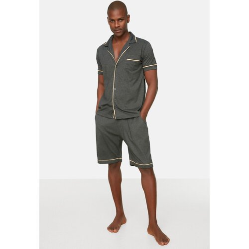 Trendyol Pajama Set - Gray - Plain Slike
