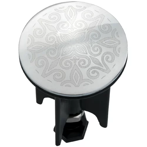 Wenko dekorativni čep za umivaonik mandala (lasersko graviranje, promjer: 3,9 cm)