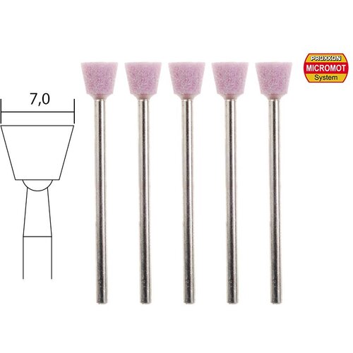 Proxxon Nastavci za bru&amp;scaron;enje od korunda No 28778 (7 mm, konus, 5 Kom.) Slike