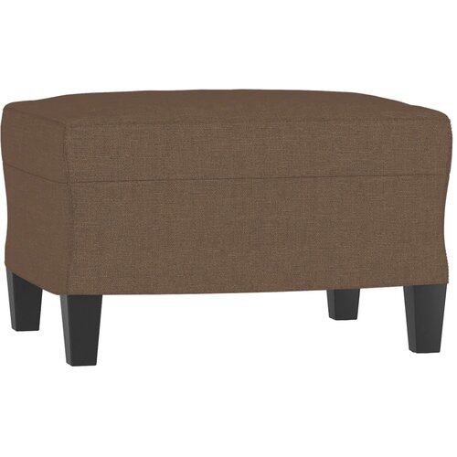  3-dijelni set sofa s jastucima smeđi od tkanine Slike