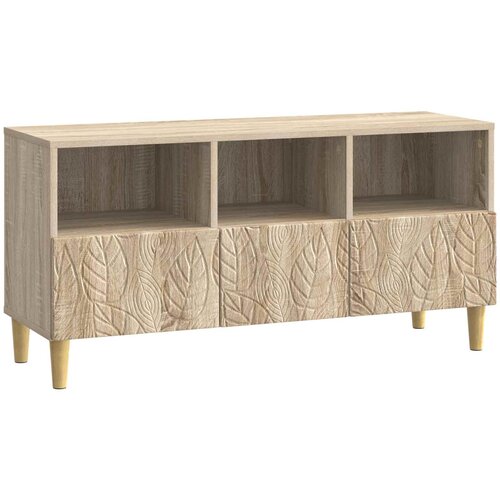 vidaXL TV ormar 102 x 34 5 x 50 cm Hrast sonoma Konstruirano drvo - Hrast sonoma Cene