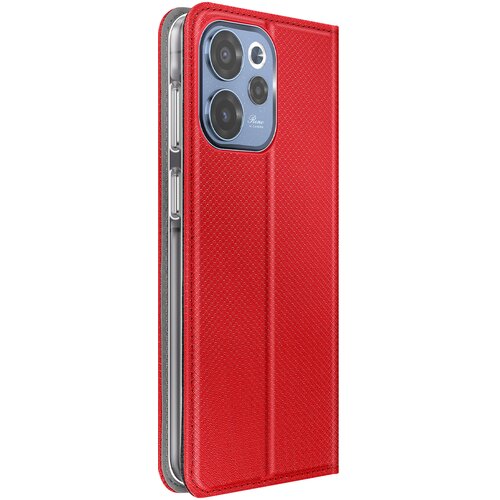 AVIZAR Etui Oppo Reno 15F / 15 FS rebrastim učinkom, prostorom kartice in stojala, Rdeča, (5000273894) Cene