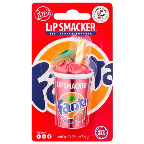 Lip Smacker Fanta balzam za ustnice 7,4 g odtenek Strawberry