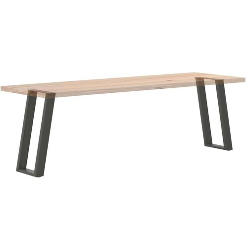  Noge za konzolno mizico v obliki črke U 2 kosa antracitne 28 x (72-73) cm jeklo Slike