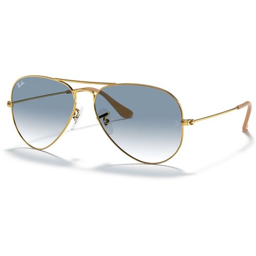 Ray-ban Naočare za sunce Aviator 0RB3025 001/3F, Pilotske, Zlatne Slike