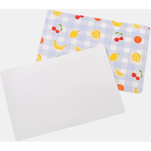 Sinsay Karirani podmetači za stol s motivom voća 2 pack Slike