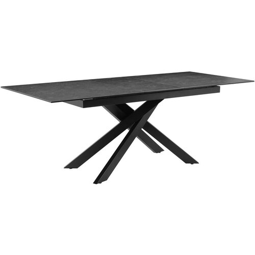 P & B Raztegljiva Miza Lotus, Temno Siva, 168-210x90 Cene