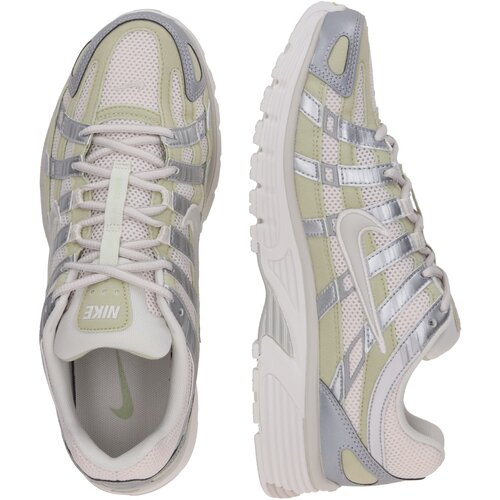 Nike Niske tenisice &amp;#039;P-6000&amp;#039; svijetlobež / pastelno žuta / srebro Slike