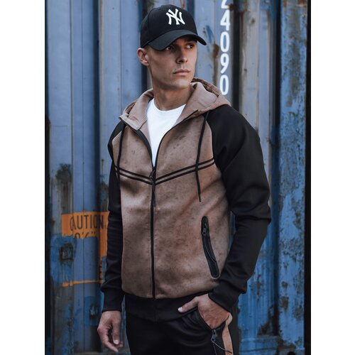 DStreet Men's light brown jersey Cene