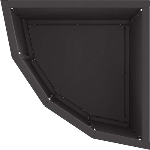 VidaXL Kutni Sadič Crna 30 x 30 x 35 cm Čelik Slike