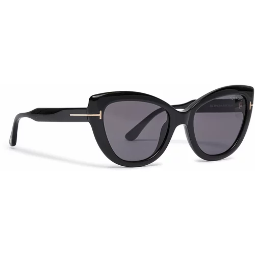 Tom Ford Sončna očala FT0762 Shiny Black /Smoke 01A