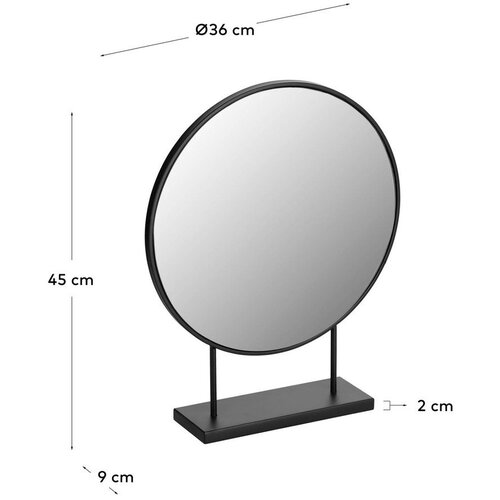 Kave Home Kozmetično ogledalo 36x45 cm Libia &amp;ndash; Slike
