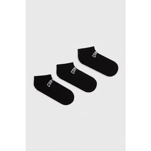 Converse Nogavice 3-pack črna barva, E1268B