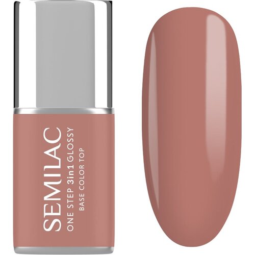 Semilac One Step 3in1 Glossy gel lak za nokte nijansa 235 Peach Beige 7 ml Slike