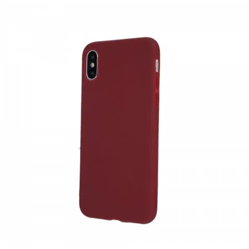 Nillkin silikonski ovitek za samsung galaxy A72 A726 - mat bordo rdeč