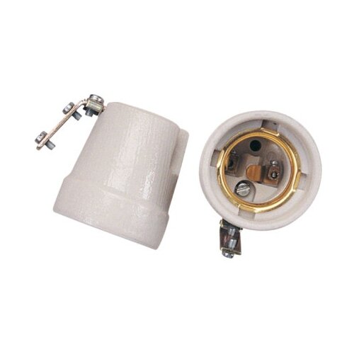  Elektronapon porcelansko grlo sa metalnim držačem e27 ( nop130 ) Slike