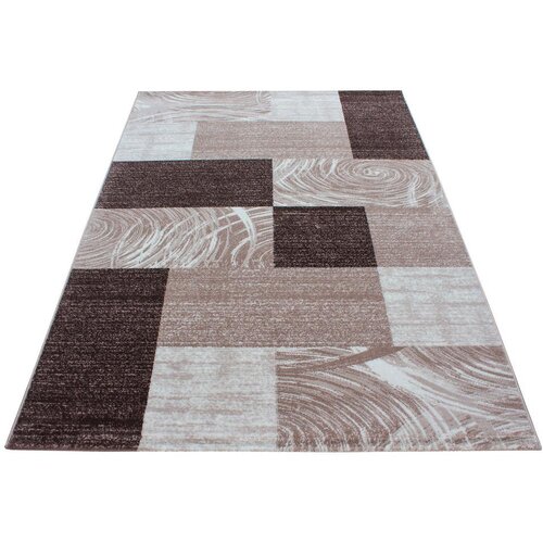 Novel Ravno Tkana Preproga Parma, Rjava, 280x370cm Slike