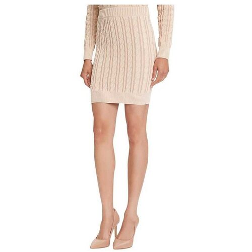 Guess mini suknja od pletiva Cene