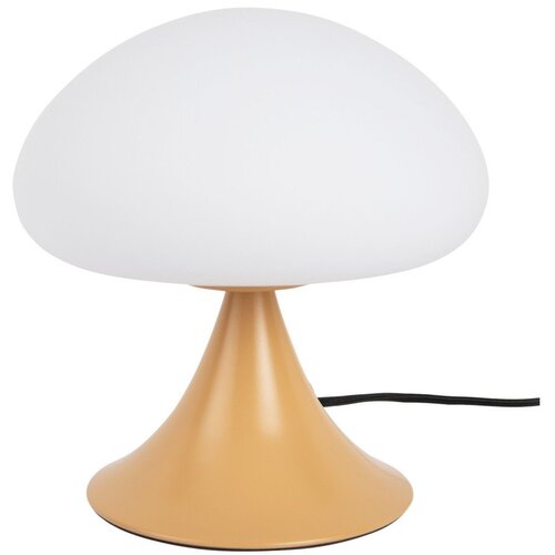 Leitmotiv Oker žuta metalna stolna lampa sa staklenim sjenilom (visina 21 cm) Hongo &ndash; Cijene
